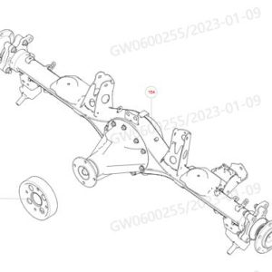 For GWM Tank 300 Rear Axle Assembly 2400154XGW04A