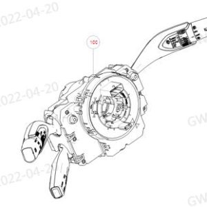 مجموعة مفاتيح التحكم المركبة لسيارة GWM Tank 300، رقم 3774421AKN01A