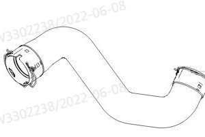 For GWM Tank 300 Tank 500 Intercooler Air Intake Hose 1119102XGW04A