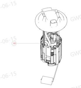 For GWM Tank 300 Tank 400 Electronic Fuel Pump and Fuel Level Sensor Assembly 1123101XKV3GA