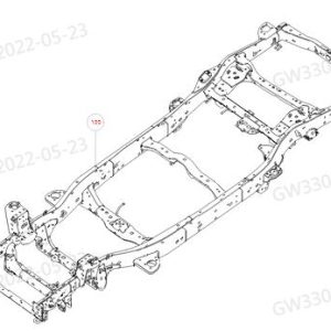 For GWM Tank 300 Frame Welding Assembly 2801101AKM01A