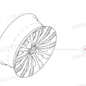 For GWM Tank 300 Cyber Tank Wheel Rim Assembly 3113101AKM13A