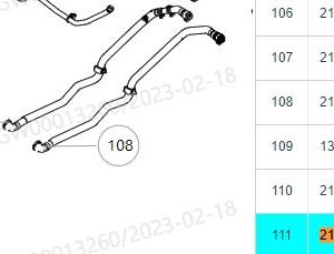 For GWM Tank 300 Cooling System Low Temperature Expansion Tank Outlet Pipe Assembly 2127199XGW04A