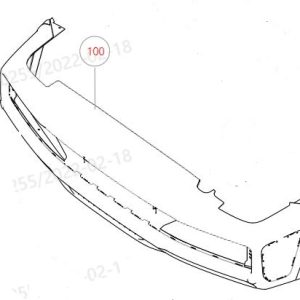 For GWM Tank 300 Rear Bumper Trim Panel Assembly 2804621XKM13A