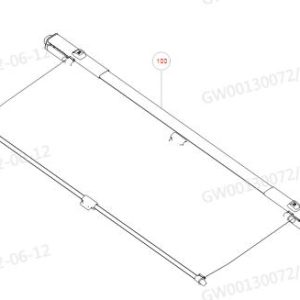 For GWM Tank 500 Rear Cargo Cover Assembly 8200100XKV3AA