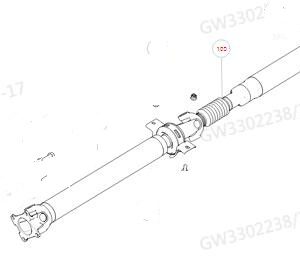 For GWM Tank 300 Rear Axle Drive Shaft Assembly 2201171XGW04A