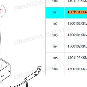 For GWM Tank 300 Winch Switch 4501101XKM03A Vehicle Towing System Control