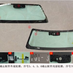 For GWM Tank 300 Front Windshield Glass Assembly 5206300XKM01B