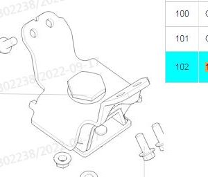 For GWM Tank 300 Transmission Mount Assembly 1706116XGW04A