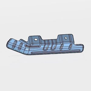 لوح توجيه وسادة الهواء الجانبية الأيمن لسيارة GWM Tank 500، رقم 5401534XKV3AA