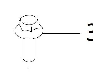 For GWM Tank 300 Hexagon Flange Bolt Q1840616F32E