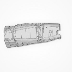 Нижний слой теплоизоляции центрального туннеля для GWM Tank 500, артикул 5531100XKV3AA