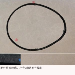 For GWM Tank 300 Right Rear Door Frame Weatherstrip 6207108XKM01B