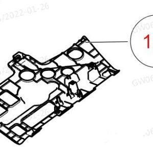 For GWM Tank 500 Instrument Panel Right Kick Plate Assembly 5306820XKV3AA