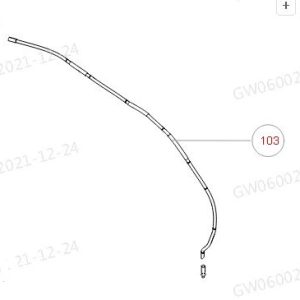 For GWM Tank 500 Sunroof Right Rear Drain Pipe 5703140XKV3AA