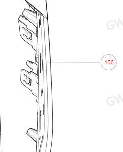 For GWM Tank 300 Right Rear Quarter Panel Decorative Trim 5006953XKM13A