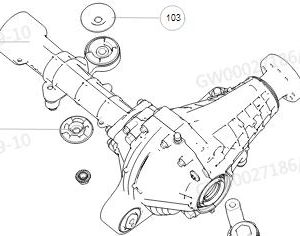 For GWM Tank 300 Front Reducer Assembly 2302100XGW04A