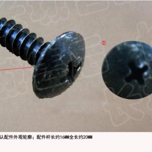 For GWM Tank 300 Cross Recessed Pan Head Self Tapping Screw Q2734816F31E