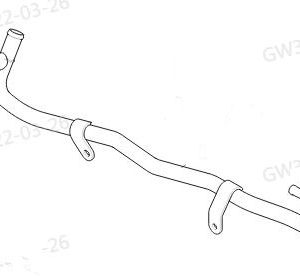 For GWM Tank 500 Heater Return Hose Assembly 8101100XEZ01