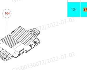 สำหรับตัวควบคุม GWM Tank 300 Panoramic Fusion รุ่น 3776610XKM14A