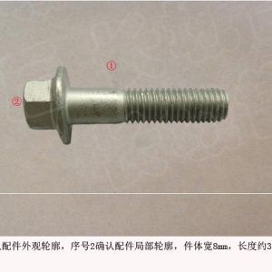 For GWM Tank 300 Haval H6 Engine Hexagon Flange Bolt Q1840835TFDE