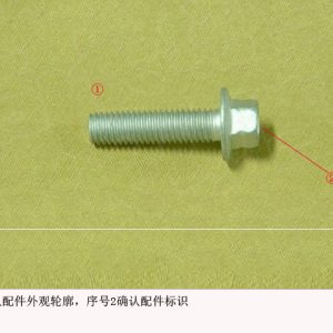 For GWM Tank 300 Hexagon Flange Bolt Q1840830FDE Engine System Fastener