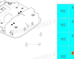 For GWM Tank 300 Reading Light Module 4124109XKM01A