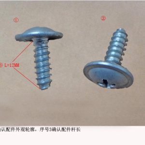 For GWM Tank 300 Haval H6 Cross Recessed Large Semi Round Head Self Tapping Screw 09220016