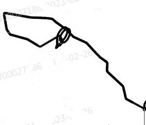 For GWM Tank 300 Brake Pipe Assembly Rear Left Hydraulic Unit to Two Way 3506105XGW04A