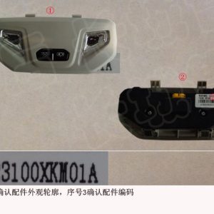 For GWM Tank 300 Interior Dome Light Roof Lamp Assembly 4123100XKM01A
