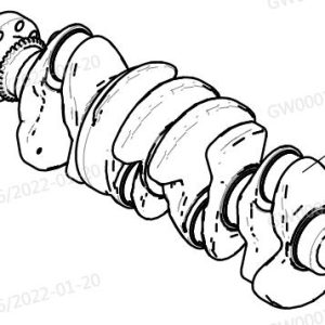 For GWM Tank 300 and Haval Big Dog Engine Crankshaft Assembly 1005100XEN03