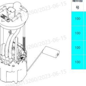 For GWM Tank 300 Fuel Pump and Level Sensor Assembly 1106100BKV86A