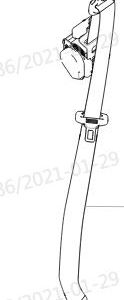For GWM Tank 300 Rear Right Seat Belt Assembly 5812320XKM01A