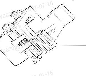 لحامل مفتاح مصباح الفرامل لسيارة GWM Tank 300، رقم 4134103XKN01A