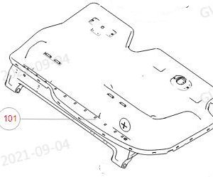 For GWM Tank 300 Rear Left Seat Frame Assembly 7000131XKM01B