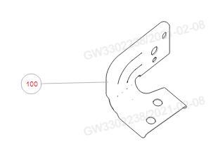 For GWM Tank 300 Side Trim Bracket 5006610XKM01A