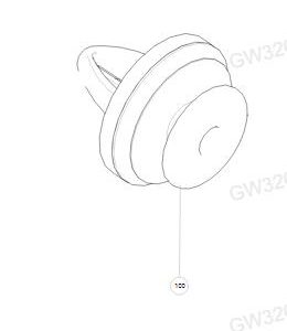 For GWM Tank 300 Side Trim Plastic Fastener 09630207