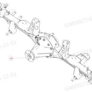 For GWM Tank 300 Rear Axle Assembly 2400100XGW04A