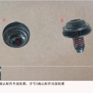 For GWM Tank 500 Hexalobular Pan Head Flange Screw and Flat Washer Assembly 09230079