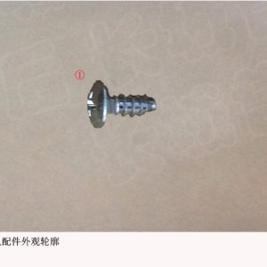 For GWM Tank 300 Rear Bumper License Plate Light Cross Recessed Oval Head Self Tapping Screw Q2764813F3E