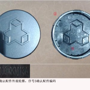 For GWM Tank 300 Aluminum Wheel Decorative Cover 3102100XKM13A