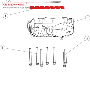 Intake Side Balance Shaft Gasket For GWM Tank 300 Tank 400 1022016XEN27