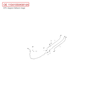 For GWM Tank 300 Fuel Tank Return Pipe 1104105XKM14A