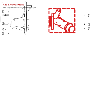 Para o GWM Tank 300: Conjunto do tubo de entrada de água do motor 1307020XEN27