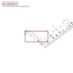 For GWM Tank 300 500 Parking Sub assembly 150400312