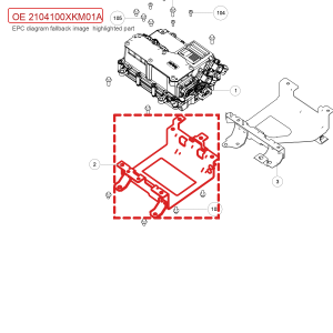 For GWM Tank 300 Motor Controller Bracket 2104100XKM01A