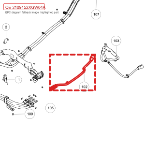 For GWM Tank 300 Electric Compressor Wiring Harness Assembly 2109152XGW04A