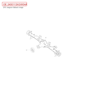 For GWM Tank 300 Rear Axle Assembly 2400113XGW04A