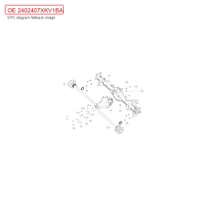 For GWM Tank 300 Rear Reducer and Electronically Controlled Differential Lock Assembly 2402407XKV1BA