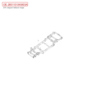For GWM Tank 300 Frame Welding Assembly 2801101XKM03A